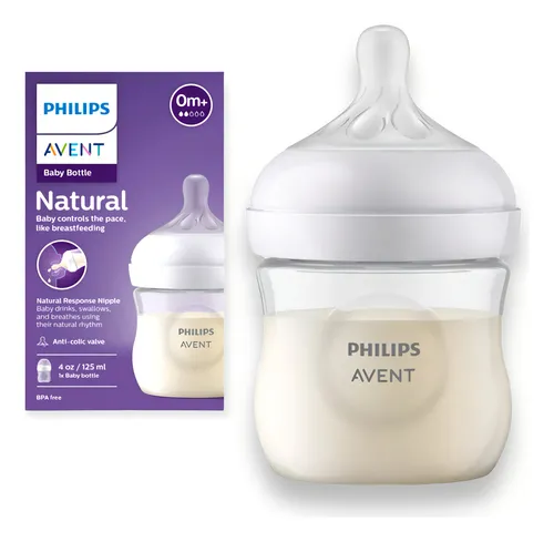 AVENT MAMADERA NATURAL X125ML 0+M – Pañalera Belyan